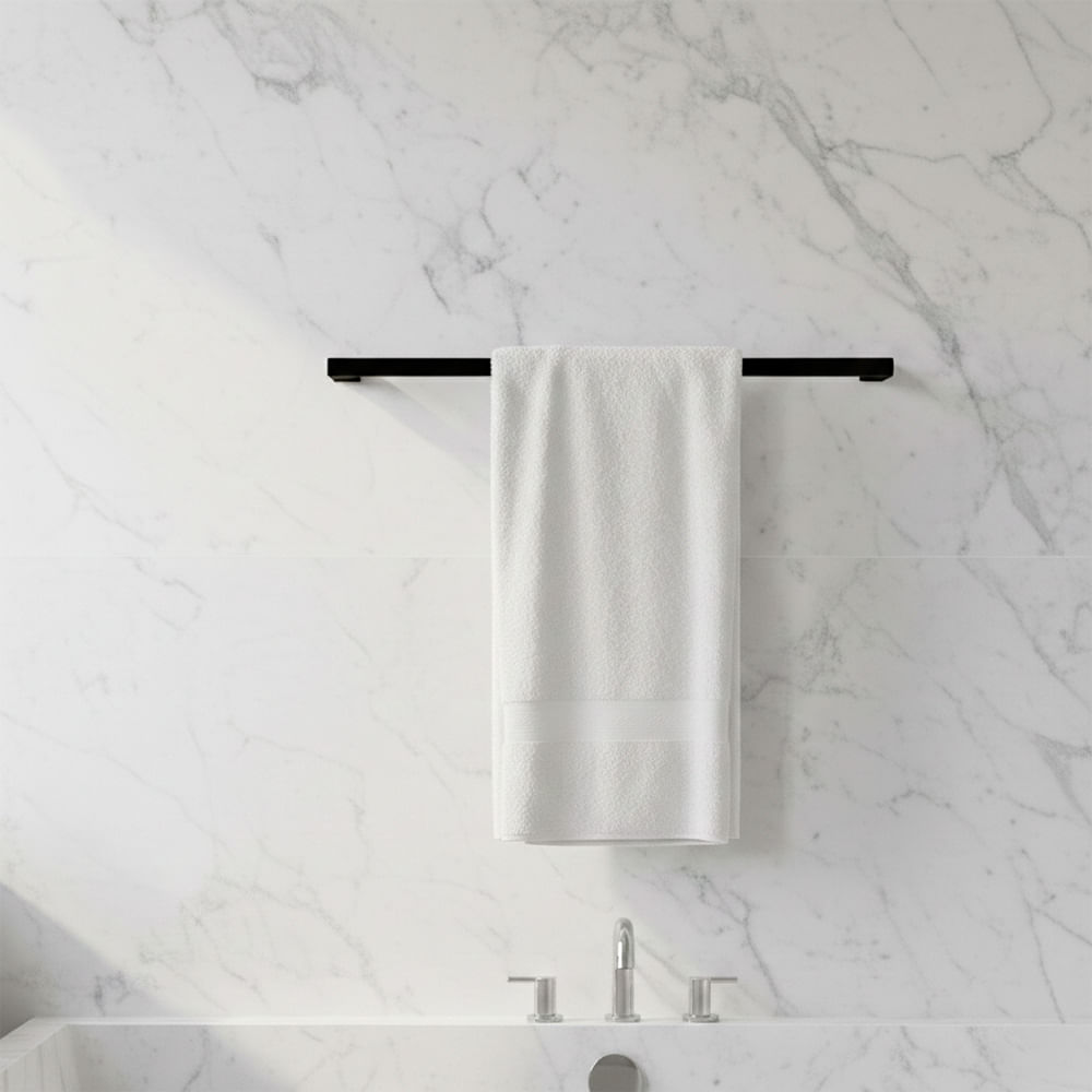 Toalheiro fit Duplo Preto 2